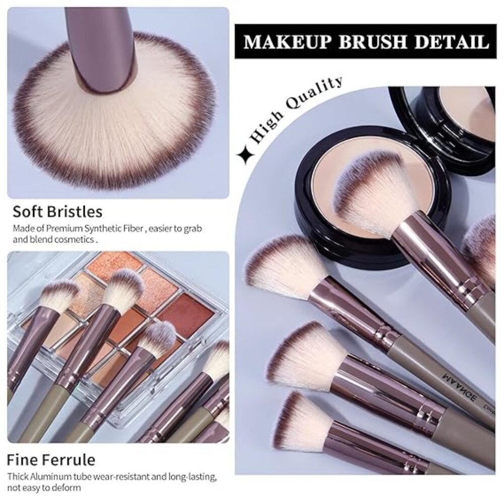 Makeup Brushes Set 46 Pcs Makeup Tool Set - Picture 2 of 3